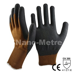 Нитриловые перчатки NMSAFETY  NY1350FRBL-BR/BLK