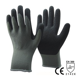 Латексные перчатки NMSAFETY NM10930DS-GR/BLK